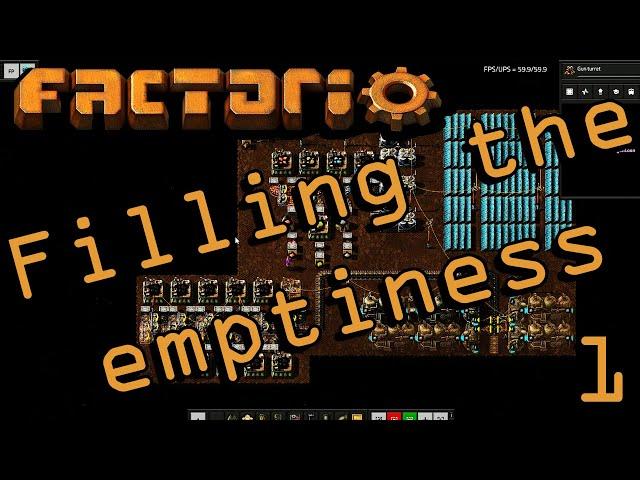 Factorio Spaceblock - Episode 1 - Filling the Void