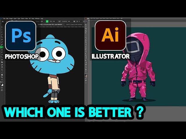 Photoshop vs Illustrator | Ultimate Head-to-Head Comparison