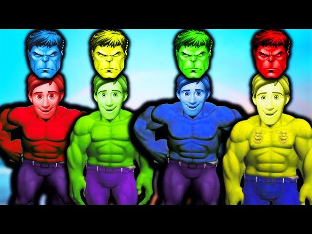 Wrong heads top superheroes Hulk! Epic puzzle game can you gyess this challenge minigeroes