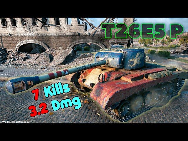 T26E5 Patriot - 7 Frags 3.2K Damage by player suso77