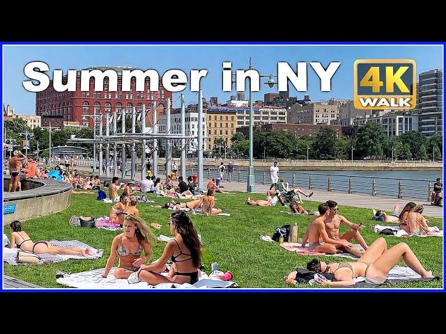 【4K】WALK Pier 45 Greenwich Village NEW YORK USA vlog 4k video