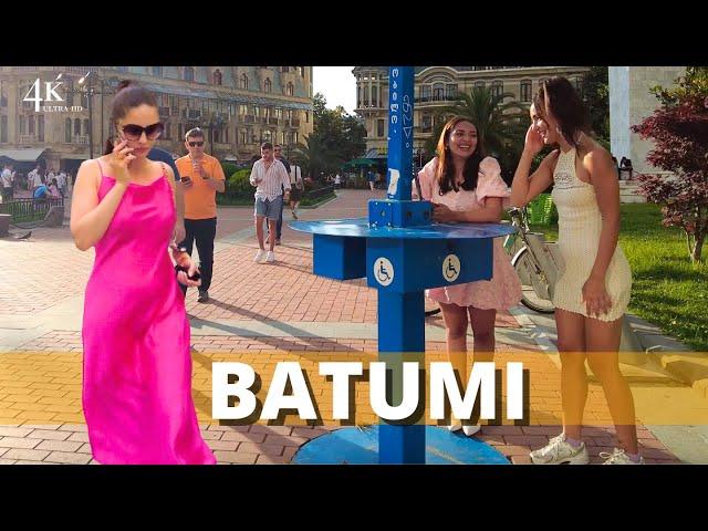  4K HDR | Batumi 2024  City center walking tour - Georgia’s Gorgeous city