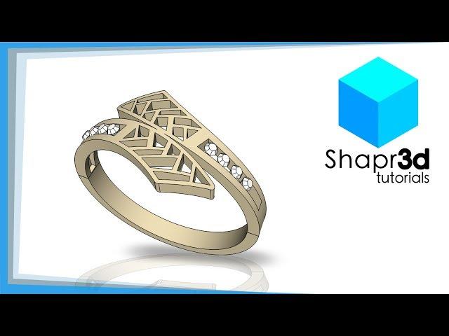 SHAPR3D Tutorials - Fancy Ring - BEGGINER