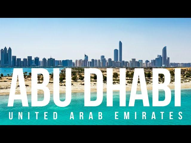 BEAUTIFUL ABU DHABI DRONE FOOTAGE