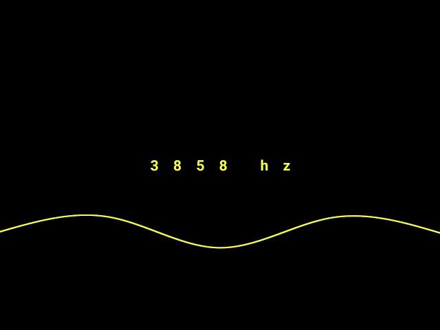 3858 hz frequency tone