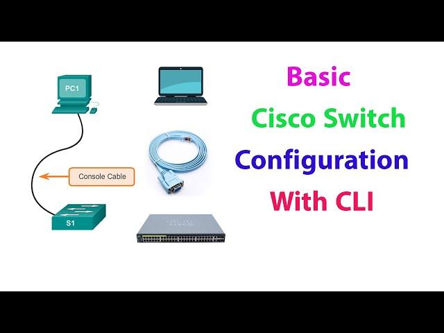 Basic Cisco Switch Configuration | Cisco Switch Configuration with CLI