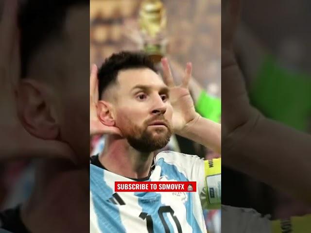 Congrats  Argentina  - SDMOVFX @LeoMessi GOAT  #shorts