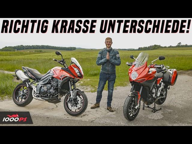 Exot gegen Daily-Tourer! MV Agusta Turismo Veloce vs. Triumph Tiger Sport 1050 - Gebrauchtbike-Test!