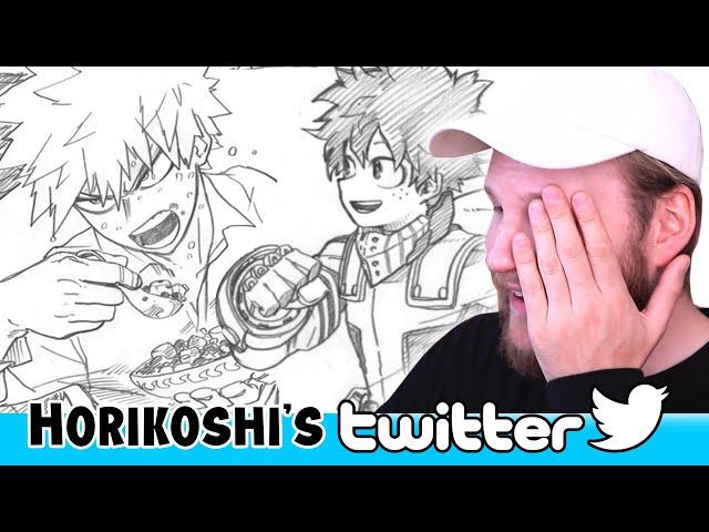 Horikoshi's TWITTER Sketches will Make you QUIT Art