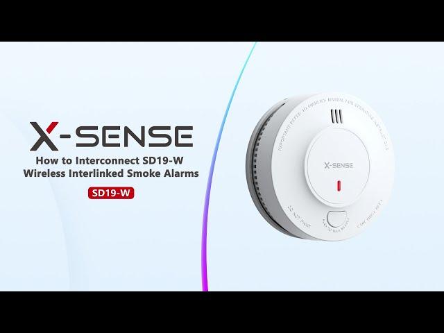 How to Interconnect SD19-W Wireless Interlinked Smoke Alarms？