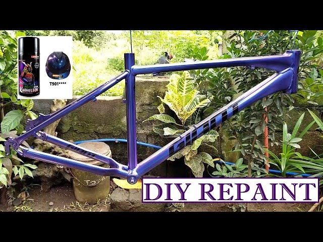 DIY Bike Frame Repaint (samurai)