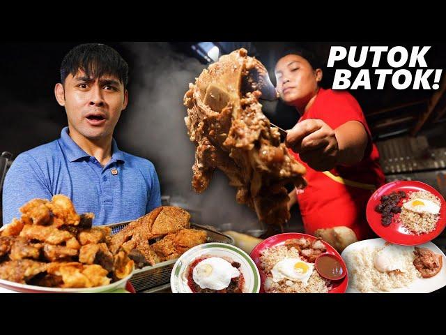 LAGUNA Putok Batok Food Tour! Gotong Kalabaw, Porkchop, Bagnet at Pancit KETCHUP?