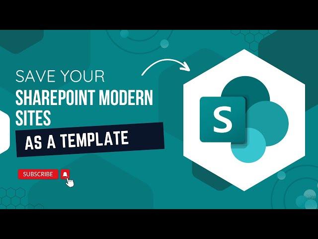 Save SharePoint Modern site as template