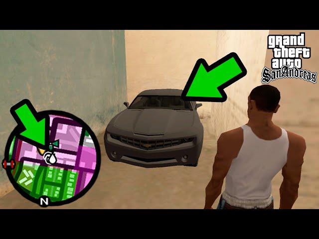 Secret Place With Chevrolet Camaro In GTA San Andreas!