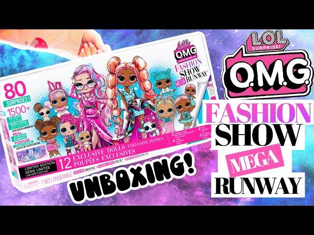 LOL OMG FASHION SHOW MEGA RUNWAY Unboxing! Limited Edition 2 New OMG Dolls