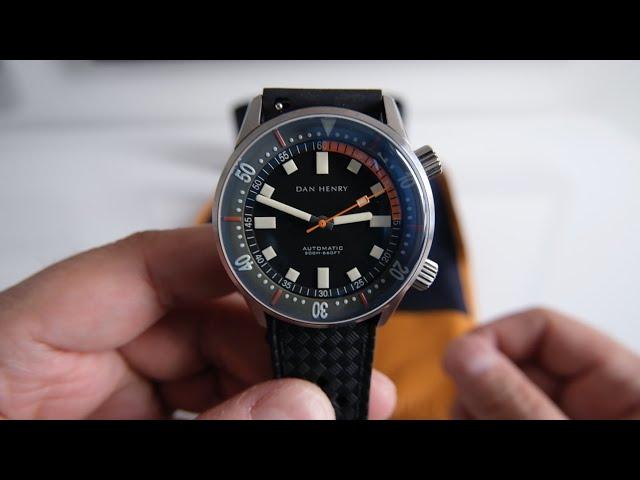 Dan Henry 1970 Automatic Watch "Unboxing" (New Orange Dial)