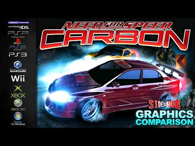 Need for Speed Carbon | Graphics Comparison | ( PS2, PS3, Xbox, 360, GC, Wii, PC, GBA, NDS, PSP )