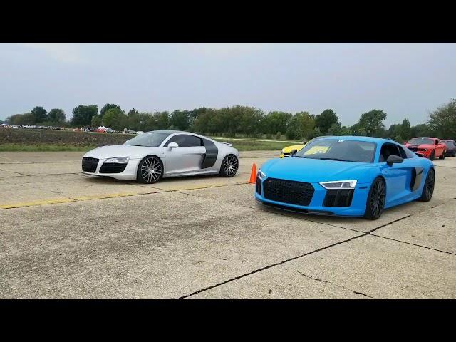 Gen2 R8 V10+ vs gen1 R8 V10 at NFZ Midwest 1/2 mile