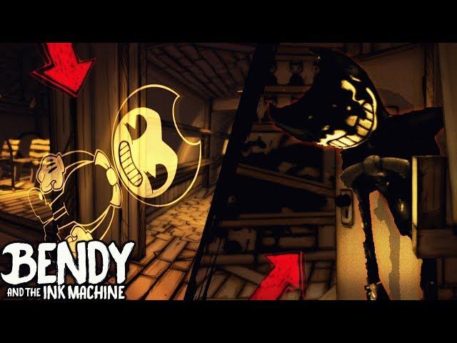 GHOST BENDY, BACKWARD MAP & BUGS!! | Bendy and the Ink Machine [Chapter 2 backwards] Hacking