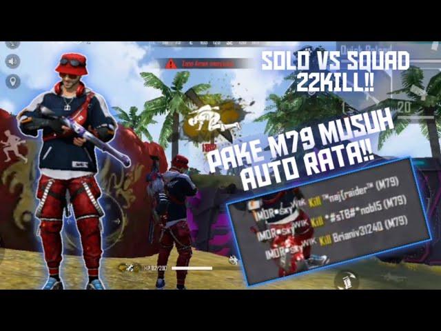 SOLO VS SQUAD 22KILL!!barbar pake bundle terbaru TRENDY CLUBBER|FREE FIRE BATTLEGROUND