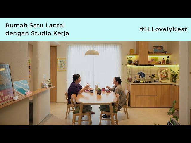 Rumah Satu Lantai 66 m2 Milik Seniman | Lovely Nest: Ardhira + Ratih