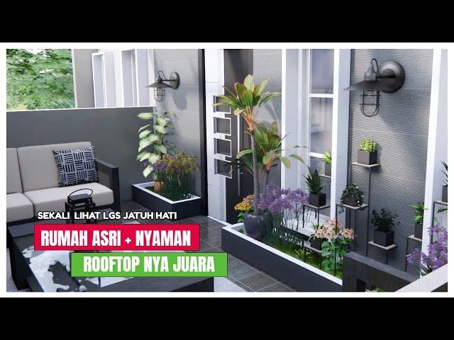 Rumah Asri Lengkap dengan mushola dan ROOFTOP - JUARA banget rooftopnya -