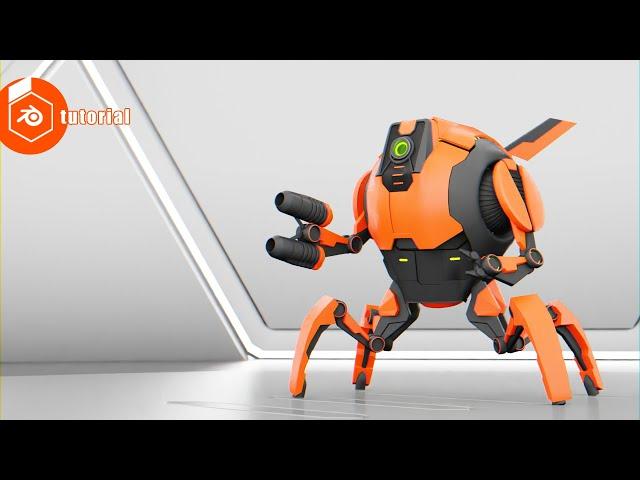 blender 3.0 fighter robot tutorial free download