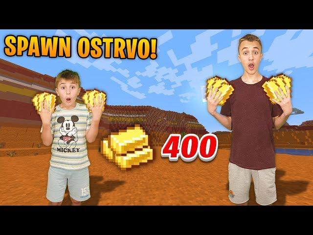 ISTRAŽUJEMO NAŠE SPAWN OSTVRO + 400 GOLDA!- Minecraft Preživljavanje sa Mladjim Bratom