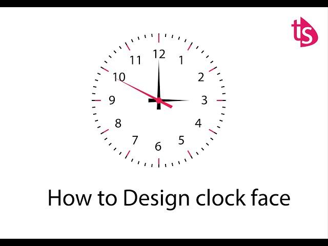 Clock face Design Adobe illustrator Art