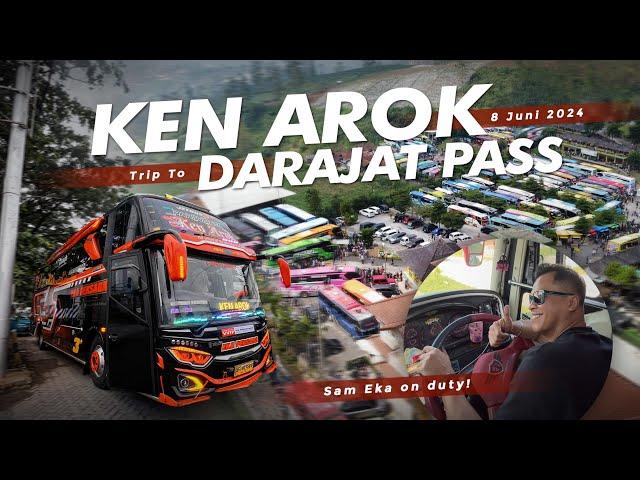 SERUU BANGET! KONVOY PULUHAN BIS ARTIS FULL BASURI !!  - Gass Darajat Pass "KEN AROK" Eka Persada