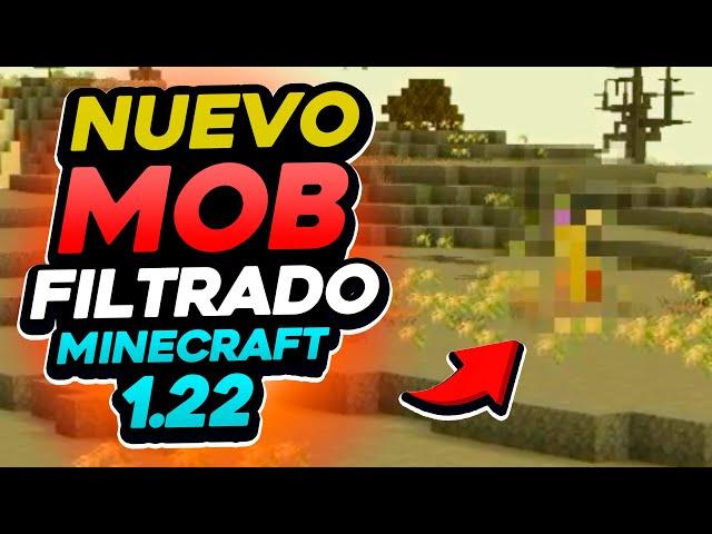 SE FILTRO el Nuevo mob de MINECRAFT 1.22 ‍️