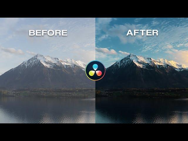 DJI D-Log Colour Grade | Davinci Resolve 18 Tutorial