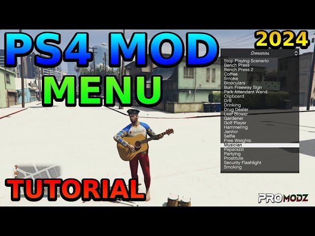 How To Get A MOD MENU On GTA V On PS4 (11.00)