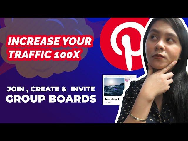 How To Create, Find & Join to Group Board In Pinterest | Invite Collaborators In Your Group Boards