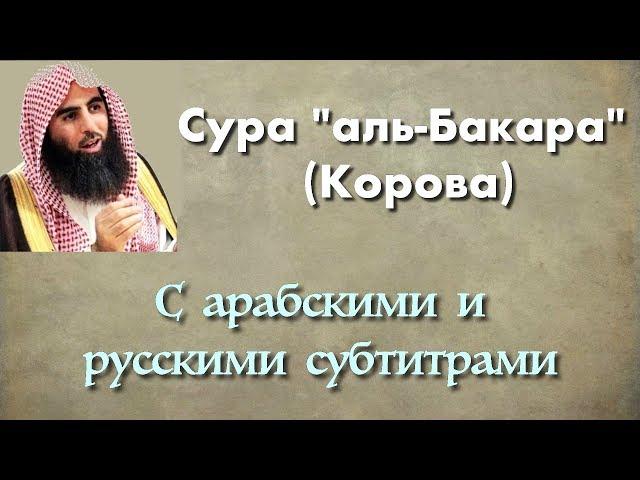 Сура 2 - Бакара (арабские и русские титры) - Мухаммад Люхайдан