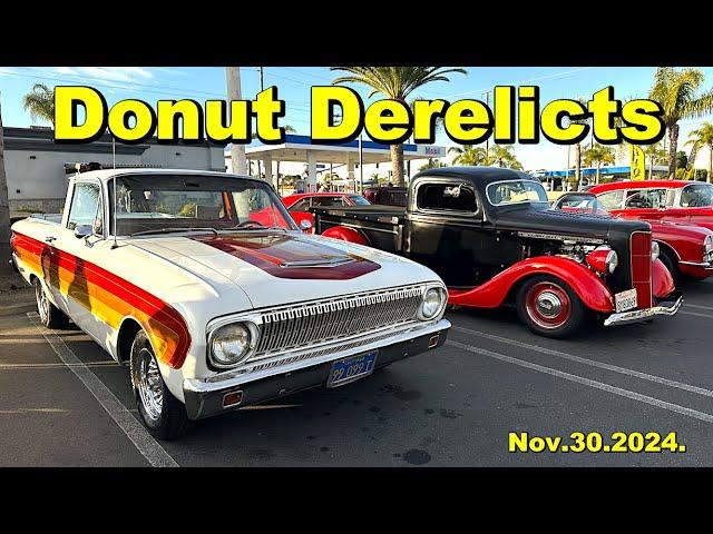 Classic Car Show Donut Derelicts (Nov/30/2024) Huntington Beach, California