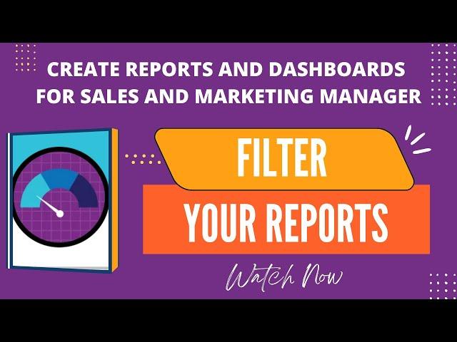 Salesforce Trailhead - Filter Your Reports