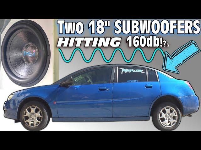 Hitting OVER 160db w/ Two 18" Subwoofers on 10,000 Watts! EXTREME Car Audio System & LOUD BASS TEST