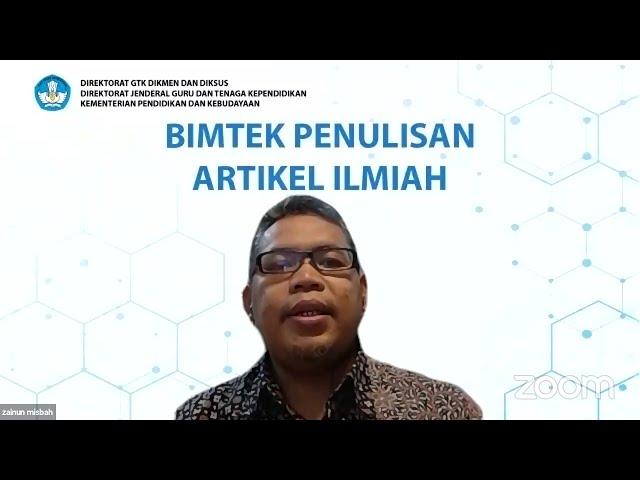 Webinar Penulisan Artikel Ilmiah