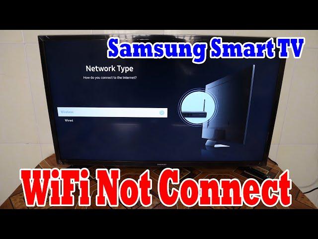 Samsung TV Not Connecting to Wifi | Samsung Smart TV Wifi Problems