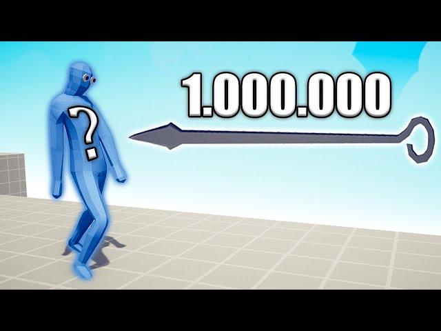 1.000.000 DAMAGE SKEWER vs RANDOM UNIT - TABS | Totally Accurate Battle Simulator 2024