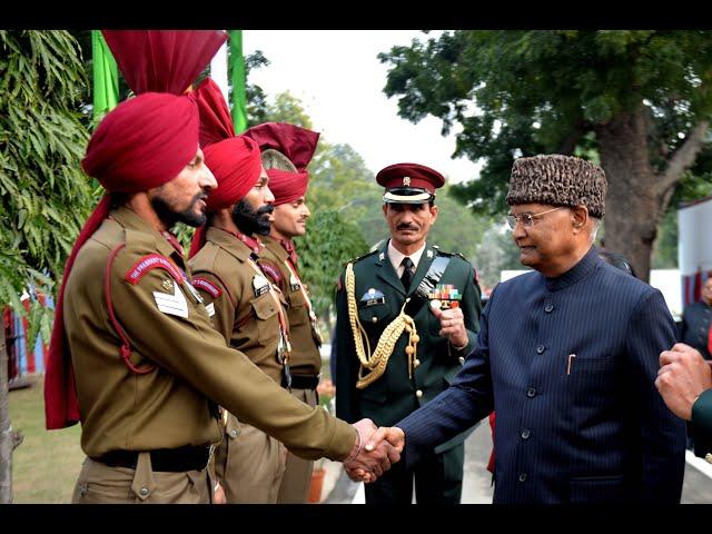 President Kovind meets troops of the President’s Bodyguard on the New Year