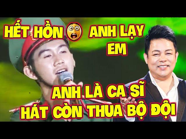 HẾT HỒN ANH BỘ ĐỘI khiến QUANG LÊ QUỲ LẠY vì HÁT HAY HƠN CA SĨ nên KHÔNG DÁM CHẤM ĐIỂM