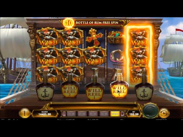 Jolly Roger 2 Slot (All 4 Bonus Features + Big Win)