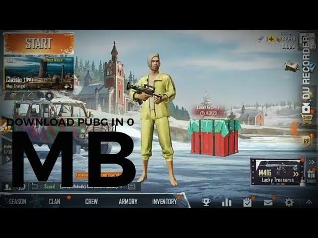 How to download pubg in 0mb