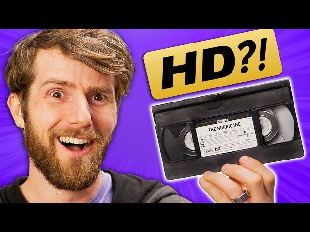 We Bought HD Movies on Cassette Tape and They're AMAZING! - D-VHS and D-Theater