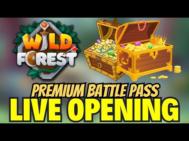 LIVE OPENING of PREMIUM BATTLE PASS and ESSENCE EXPLAINED in WILD FOREST