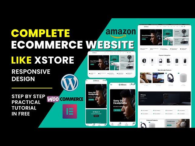 How to Make a FREE eCommerce Website with WordPress ~ ONLINE STORE ~ WooCommerce 2025