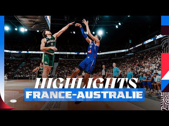 France vs Australie 21.07.24 I Match de préparation JO 2024 I Full Highlights