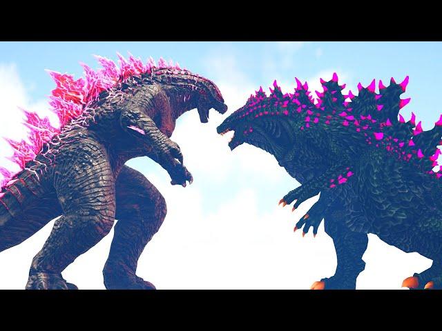 EVOLVED GODZILLA vs TEAM GODZILLA [Battle Royale XL] ARK Kaiju Battle